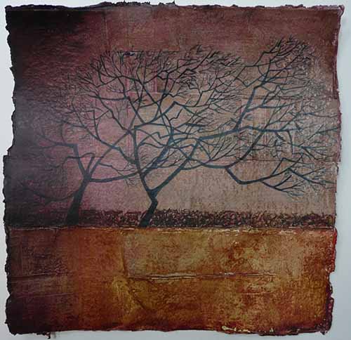 Blackthorn-Trees-mixed-media-on-paper