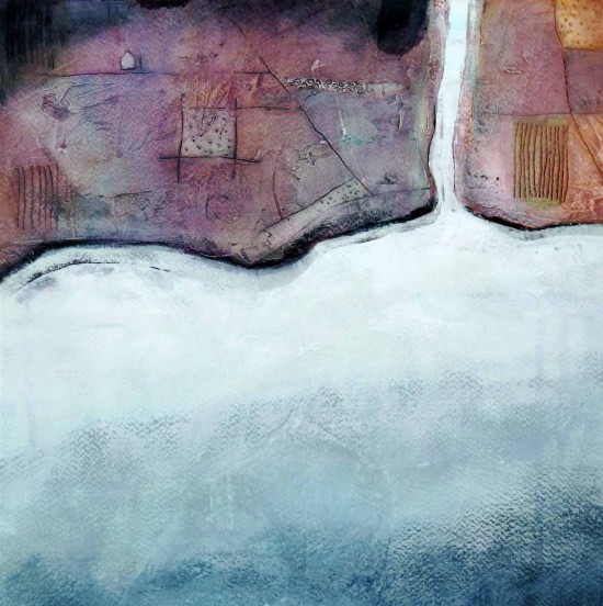 Channel-Mixed-media-on-board-30-x-30cm
