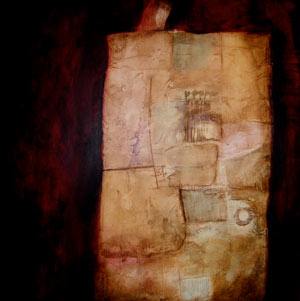 Fort-Mixed-media-on-board